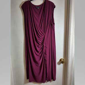 Ralph Lauren American Living purple bodycon dress 20W